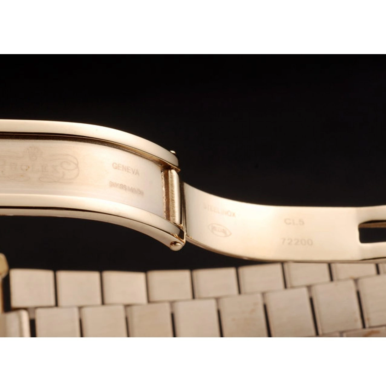 Best AAA Replica Sites Steel Yellow White Rolex Plated Dial Gold 18k Day-Date Stainless 0718